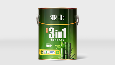 亚士雅加丽竹炭无添加3合1净味内墙水漆（蛋壳光） 6.5KG